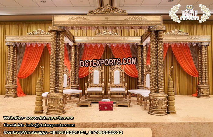 Wedding Stylish Triveni Mandap Set