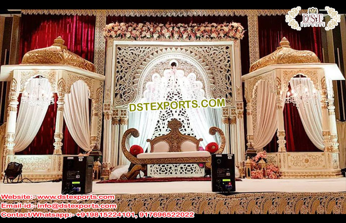 Grand Rajwada Style Wedding Stage