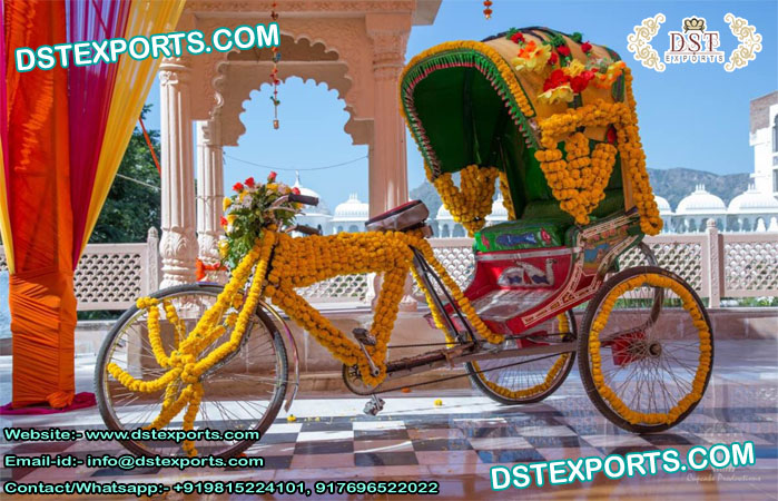 Punjabi Wedding Desi Bridal Entry Rickshaw