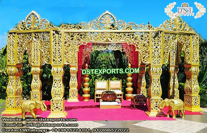 Glamorous Indian Wedding Bollywood Mandap