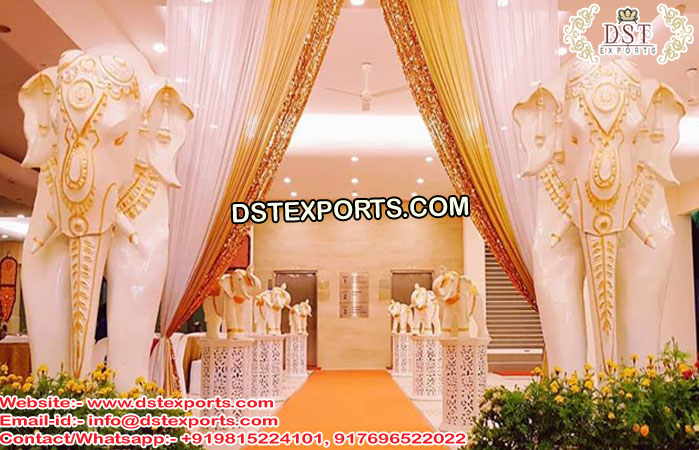 Wedding Welcome Entrance Elephant Statues