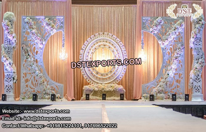 Prominent Asian Wedding Stage Back-Frames