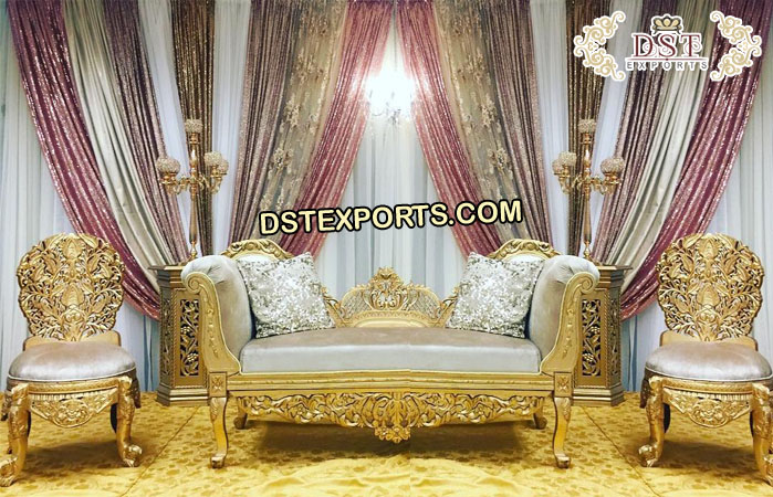 Muslim Marriage Heavy Carved Sofa Set