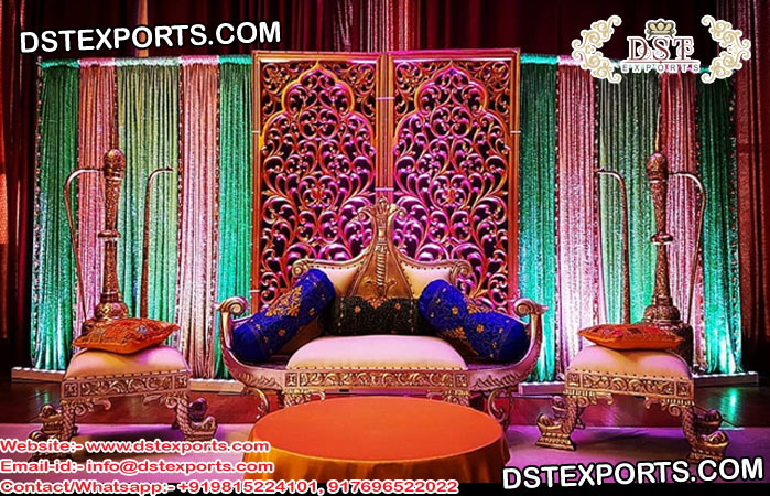 Stunning Arabian Mehandi Night Decoration