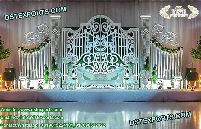 Modernistic English Wedding Gate Panels