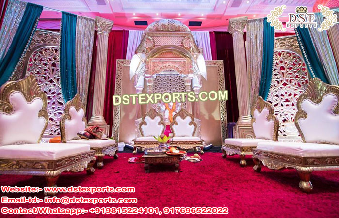 Indian Wedding Rajwada Look Mandap