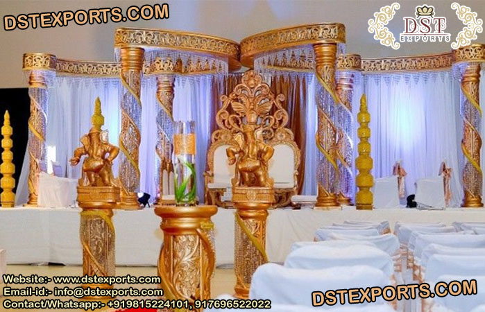 Prominent Butterfly Crystal Mandap for Sale
