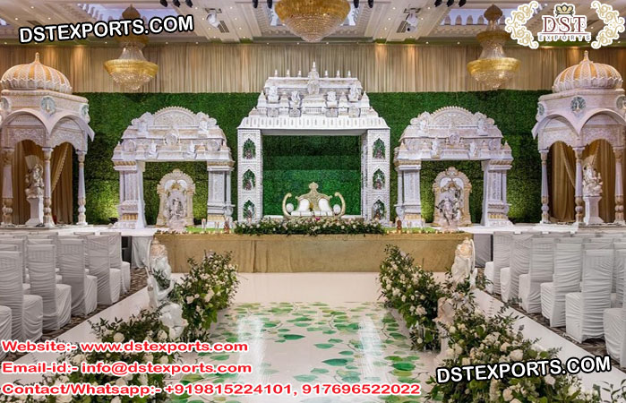 Traditional Wedding White Manavarai Mandapam