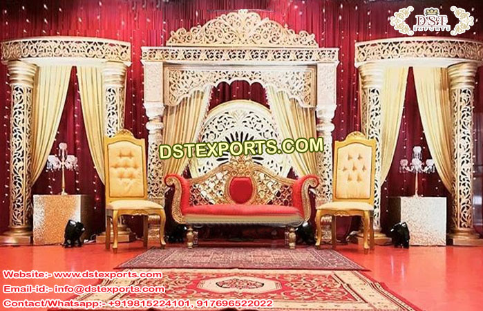 South Indian Wedding Maharaja Stage