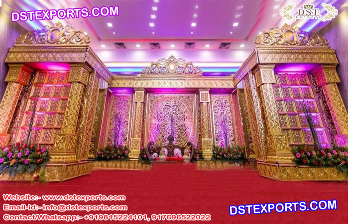 Grand Wedding Square Fiber Mandap Malaysia