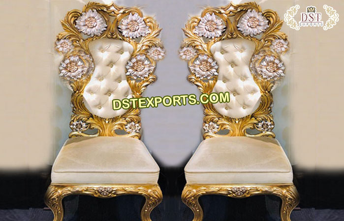 Wedding Flower Design King & Queen Chair