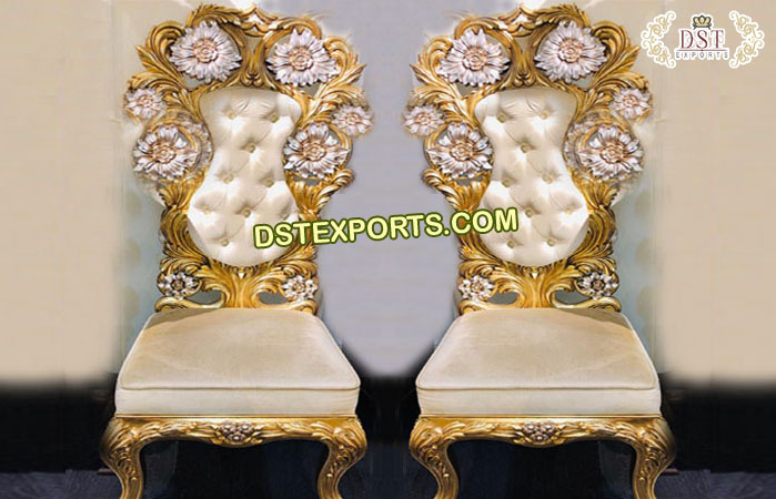 Wedding Flower Design King & Queen Chair
