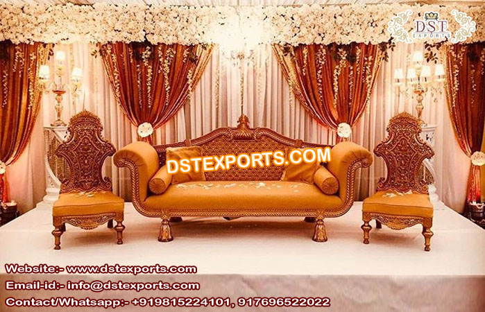 Royal Antique Wedding Furniture Set