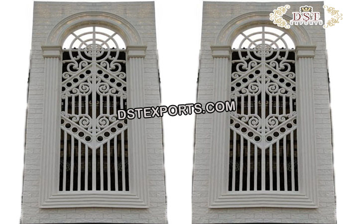 Grand Victorian Wedding Window Back-Frame/Panels