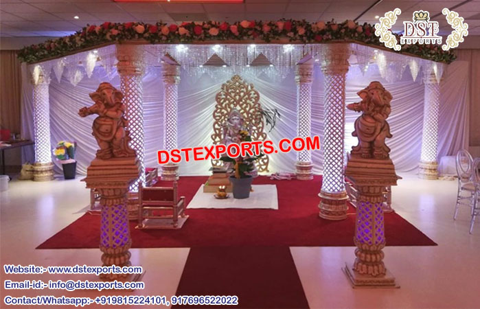 Dynamic Diamond Wedding Mandap