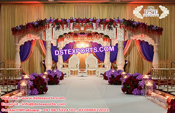 Grand Indian Wedding Rajwada Mandap