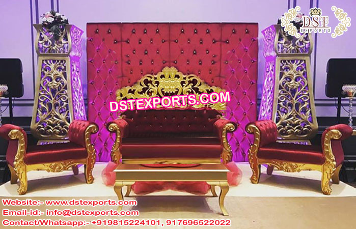 Arabian Wedding Maharaja Sofa Set/Furniture Set