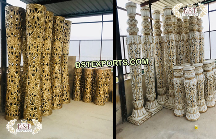 Latest Wedding Mandap FRP Pillars Collection