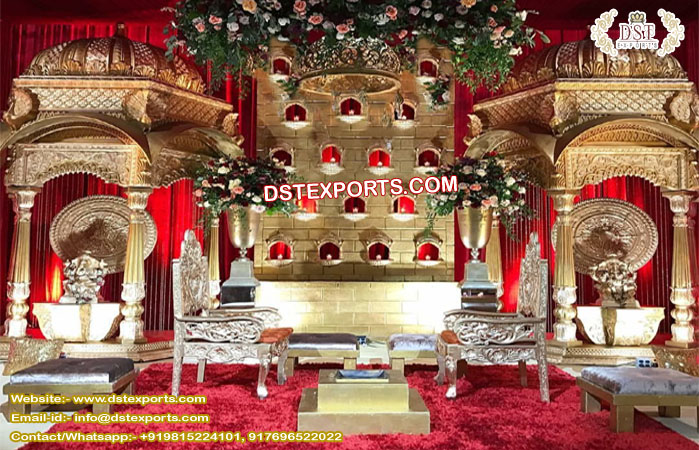 Traditional Indian Wedding Temple Stage/Mandap