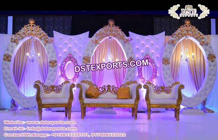 Wedding White Luxury Leather Back-walls