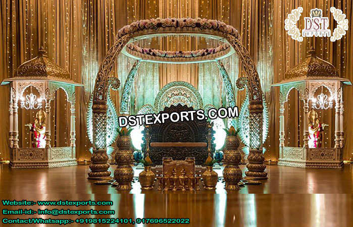 Luxury Wedding Elephant Tusk Mandap Malaysia