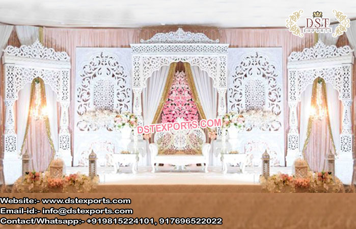 Dazzling Wedding Bollywood Theme Stage Set