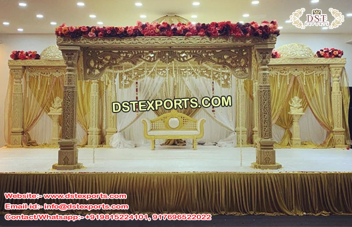 Unique Rajwada Style Wedding Mandap