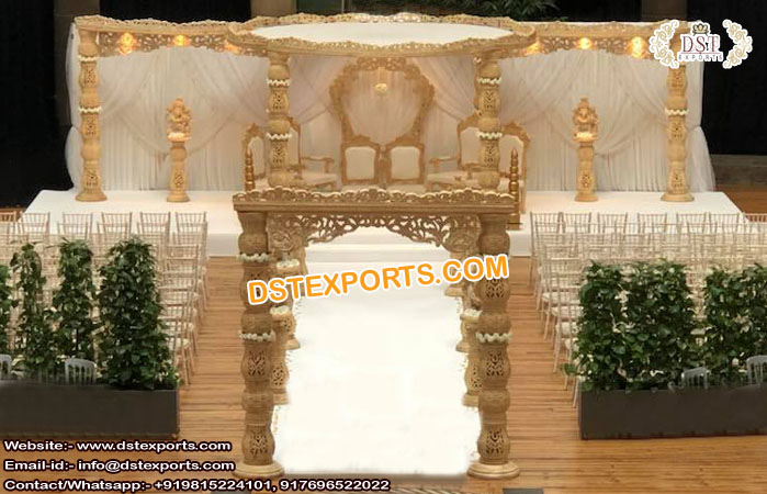 Exclusive Wedding Grand Fiber Mandap UK