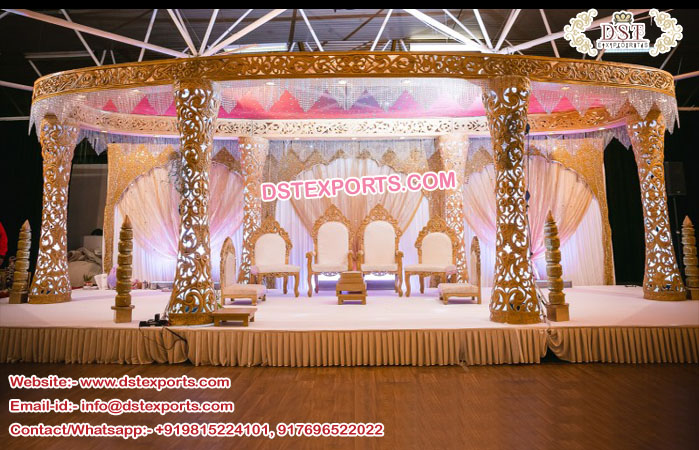 Latest Indian Wedding Delizio Fiber Mandap