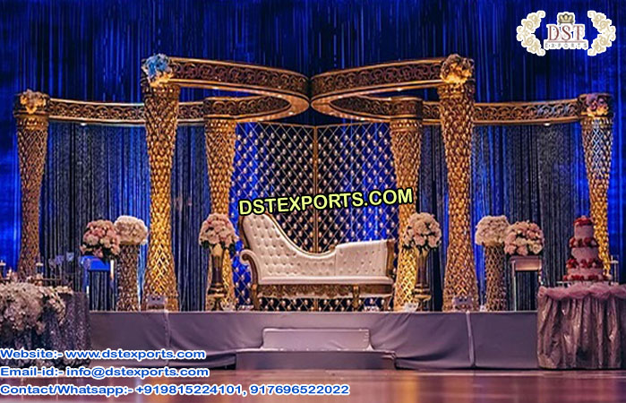 Wedding Crystal Palazzo Butterfly Mandap