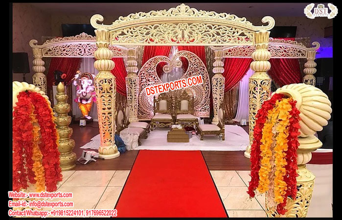 Grand Wedding Moustache Mandap Malaysia