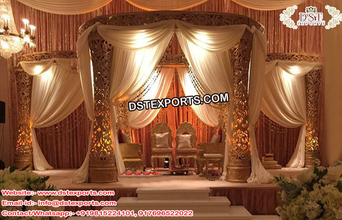 Gorgeous Fiber Delizio Wedding Mandap