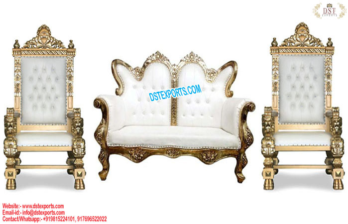Newly Design Wedding Maharaja Couch & Chairs