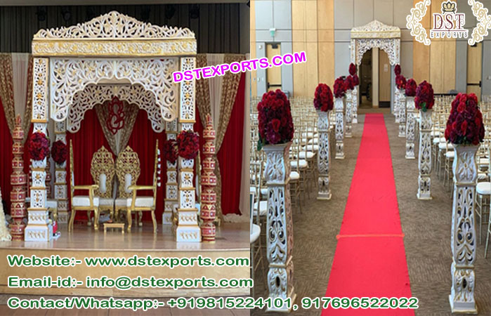 Best Bollywood Wedding Mandap Set USA