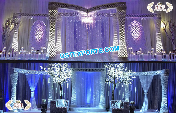 Dreamy Palazzo Wedding Mandap & Stage