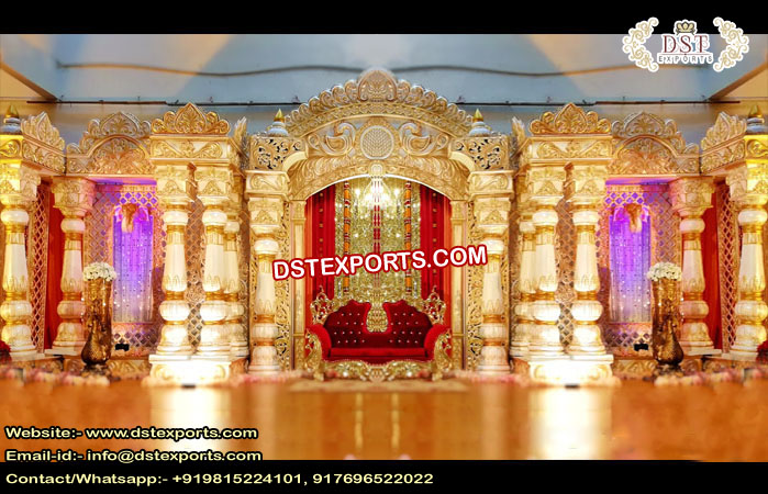 Grand South Asian Wedding Mandap Germany