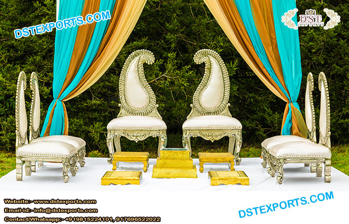 Latest Wedding Mandap Leaf Chairs Set UK