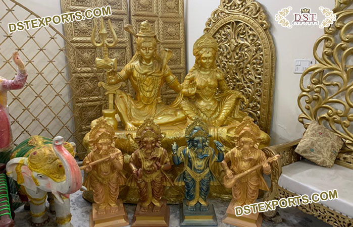 Fiber Shiva Parvati Statue Manufacturer