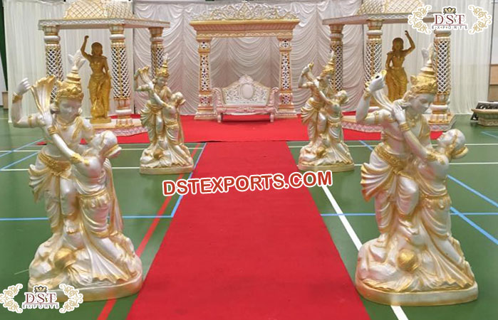 Radha Krishna Statue for Wedding Walkway