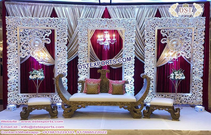 Stunning Muslim Walima Stage Frame/Panels