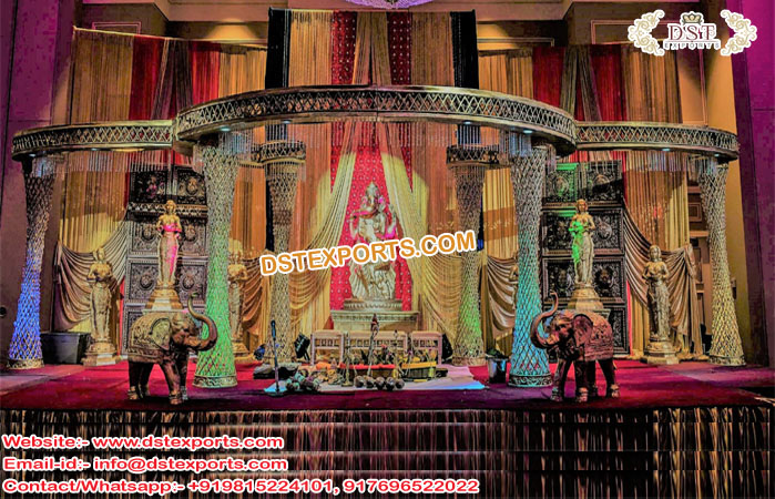 Glorious Look Crystal Wedding Mandap FIJI