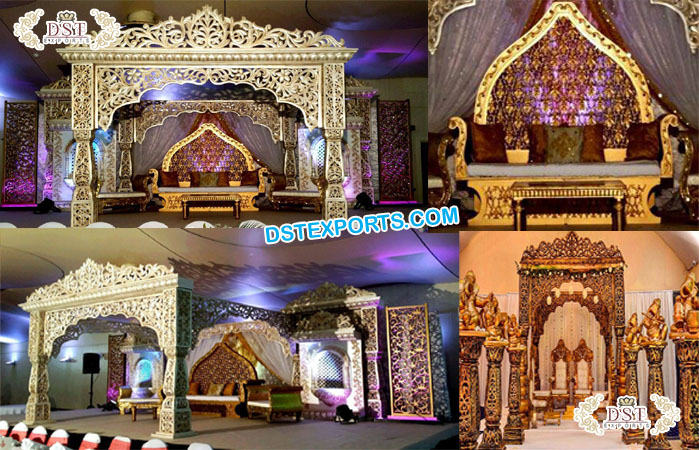 Grand Indian Wedding Jodha Akbar Mandap