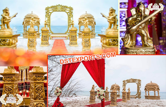 Traditional Outdoor Wedding Temple Mandap