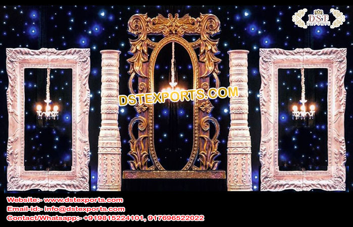 Wedding Reception Stage Backdrop Frames