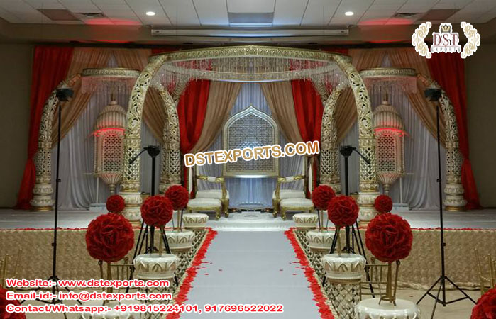 Stunning Elephant Tusk Wedding Mandap