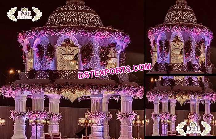 Grand Raj Mahal Style Wedding Mandap