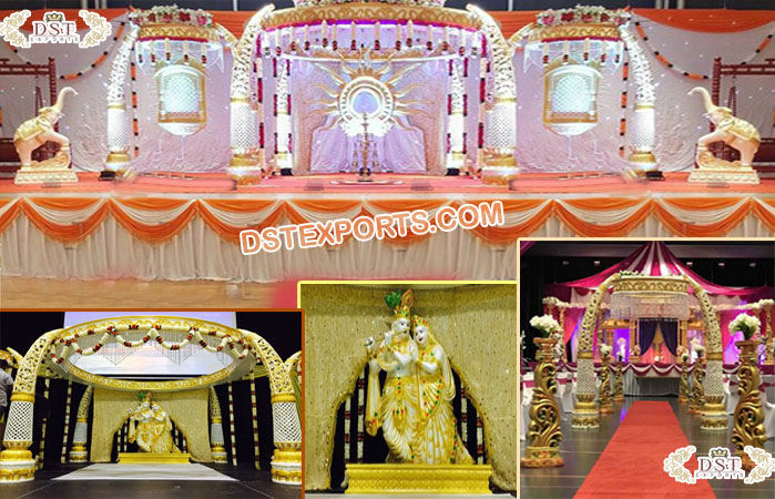 Grand Srilankan Wedding Elephant Tusk Mandap