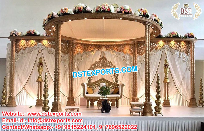 Maharani Wedding Twin Pillars Mandap