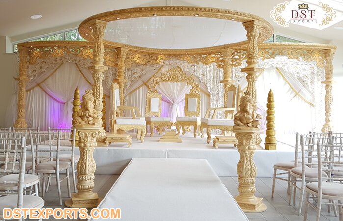 Wedding Wooden Handicraft Maharani Mandap