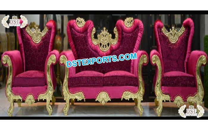 Classy French Wedding Throne Sofa Set